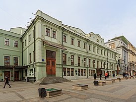 Здание МХТ имени А. П. Чехова в Камергерском переулке в Москве, 28 марта 2016 года.
