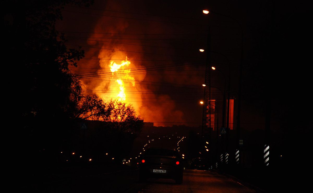 Взрыв газопровода в Москве (2009) — Википедия