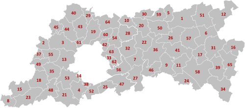 Comunas de la província del Brabant Flamenc