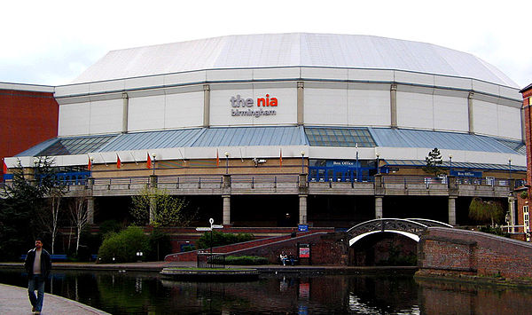 Exterior of the arena in April 2005