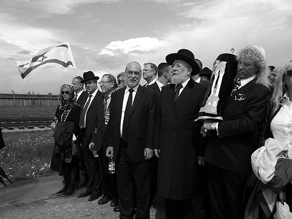 "March of the Living" at Auschwitz, 2014