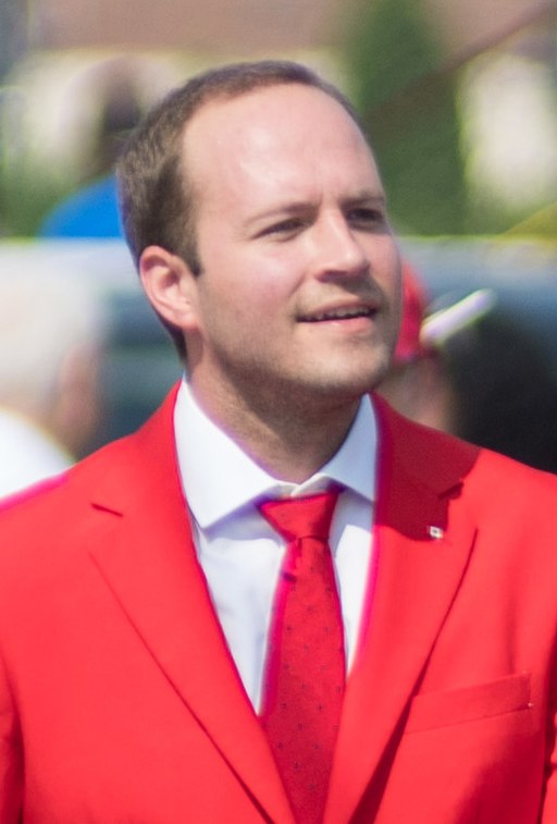 Nathaniel Erskine-Smith at the East York Canada Day Parade - 2018 (42256213615) (cropped)