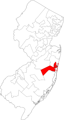 Carte des districts législatifs du New Jersey (2011) D10 hl.svg