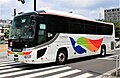 西鉄観光バス いすゞ・ガーラ 東京オリンピック選手・関係者輸送(9/30)