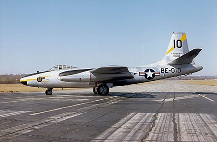 A preserved USAF B-45C Tornado at the National Museum of the U.S. Air Force, Dayton, Ohio