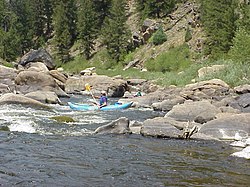 Shimoliy Platte daryosi Northgate Canyon Canoers.jpg