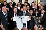 Thumbnail for File:Obama with 2014 LA Galaxy team February 2015.jpg