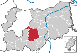 Läget för Ober-Ramstadt i Landkreis Darmstadt-Dieburg