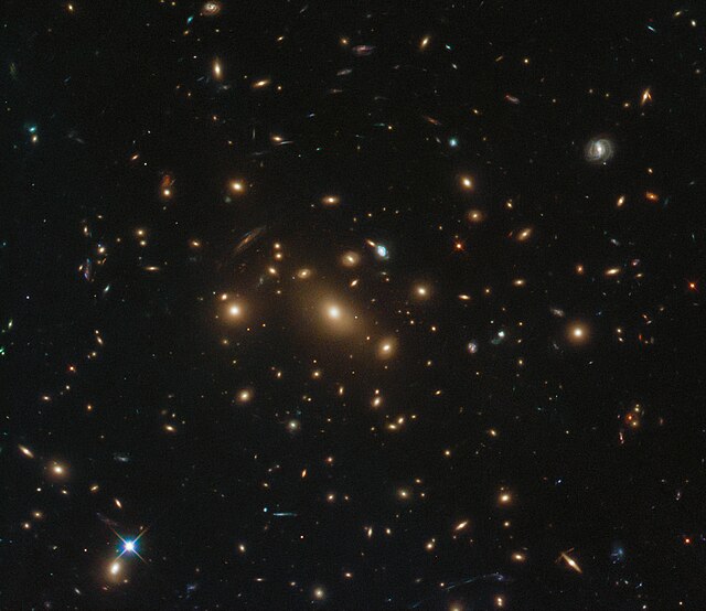 2015 supernova in galaxy cluster RXC J0949.8+1707. In 2011, two supernovae were observed in the same face-on spiral galaxy.