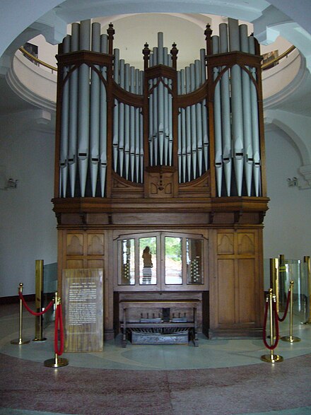 An organ in the Organ Museum