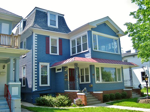 Welles's birthplace in Kenosha, Wisconsin (2013)