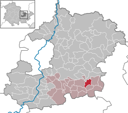 Läget för kommunen Ottendorf i Saale-Holzland-Kreis