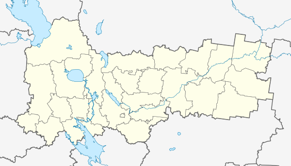 Outline Map of Vologda Oblast.svg
