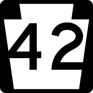 <span class="mw-page-title-main">Pennsylvania Route 42</span> State highway in Pennsylvania, US