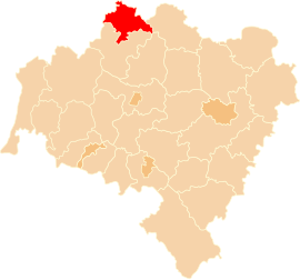 Powiat Powiat głogowski v Dolnosliezskom vojvodstve (klikacia mapa)