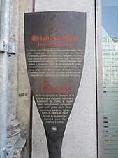 Panneau Histoire de Paris Les Grands-Boulevards