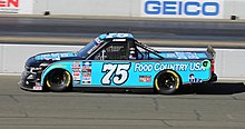 Kligerman's No. 75 truck at Sonoma Raceway in 2022 Parker Kligerman 75 Truck Sonoma 2022.jpg