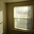 Pattern of light on wall by sun through blinds plus window.JPG