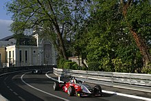 Átila Abreu races his Mücke Motorsport Formula Three car on the Pau circuit in 2005