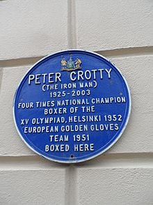 Peter Crotty blue plaque, Dungarvan.jpg