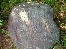 Gedenkstein für Johannes Kunckel