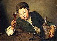 The Young Wine Taster, c. 1725–1730, Louvre, Paris