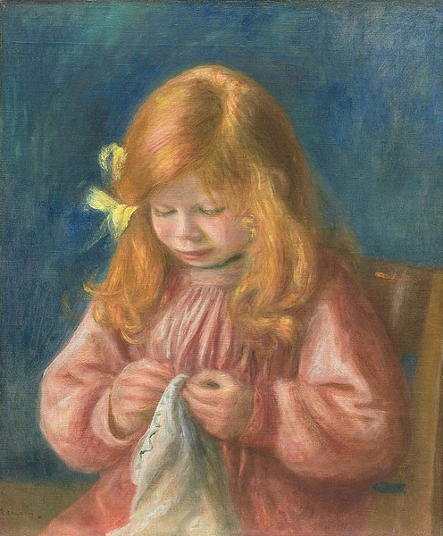 File:Pierre-Auguste Renoir - Jean Renoir Sewing - 1937.1027 - Art Institute of Chicago.jpg