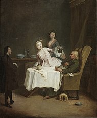 Pietro Longhi - Una comida en casa - 34.1371 - Museo de la Escuela de Diseño de Rhode Island.jpg