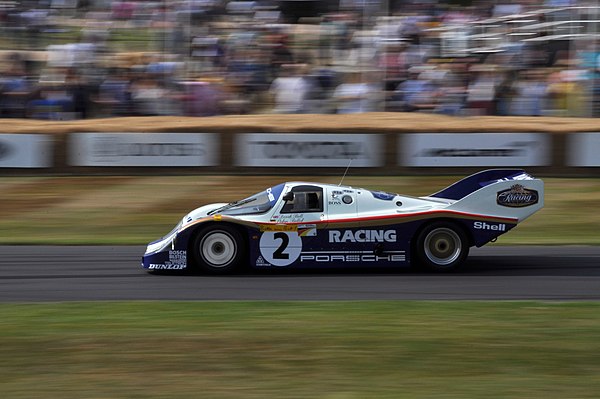 A Porsche 956, similar to the race winning car. (Image from 2013)