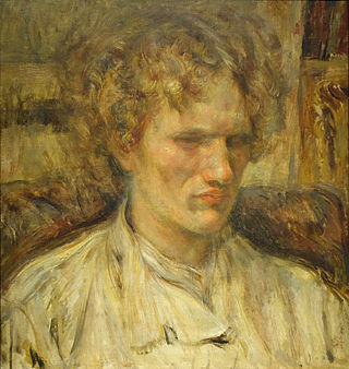 Portrait of Vasilii Yaroshenko by Tsune Nakamura, 1920, oil on canvas - National Museum of Modern Art, Tokyo - DSC06549.JPG