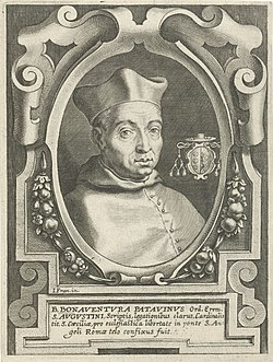 Portret van de Augustijn en kardinaal Bonaventura Bodoaro de Peraga, RP-P-1909-4430.jpg