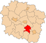 Localização do Condado de Aleksandrów na Cujávia-Pomerânia.