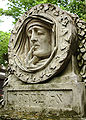 Medallion Silence (1842), Père Lachaise Cemetery, Paris.