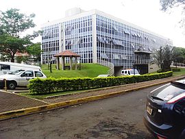 Vista da Prefeitura Municipal de Marechal Cândido Rondon.