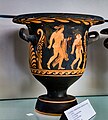 Python - RFVP 2-267 - Dionysos and Papposilen - two draped youths - Benevento MdS 613 S - 02