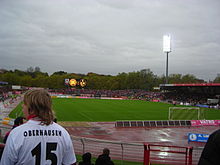 Blick in das Stadion vor dem Zweitligaspiel RWO gegen den 1. FC Kaiserslautern