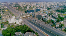 Raipur, the largest city of Chhattisgarh Raipur Skyline in 2019.png