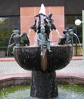 Town hall fountain of Enkenbach-Alsenborn