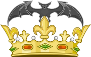 La chauve-souris, ancien symbole de la Couronne d'Aragon.