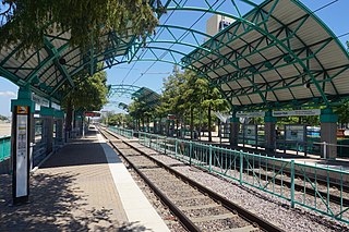 Galatyn Park station DART Light Rail station in Richardson, Texas