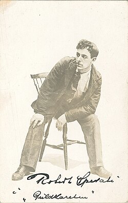 Robert Sperati omkring år 1900. Foto: Oscar Holte