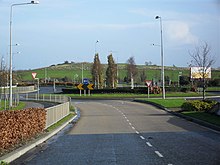 Roundabout at Charlesland Roundabout at Charlesland - geograph.org.uk - 1589089.jpg