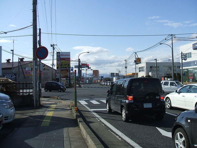 File:Route 49 at Gonohara-Crossing, Aizuwakamatsu, Fukushima.jpg