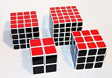 Génération Z-cube, engrenage deux générations, cube Rubik's en trois  étapes, cube Rubik's en forme spéciale, jouets casse-tête, autocollants en  fibre