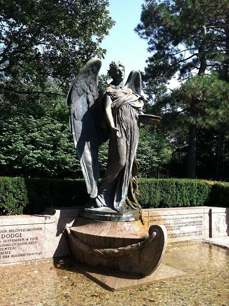 Angel of Death Statue (Black Angel)