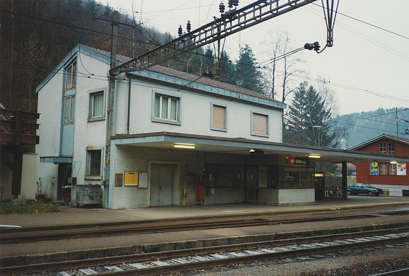 File:SBB Historic - F 122 01002 004 - Sihlbrugg Stationsgebaeude Bahnseite.jpg