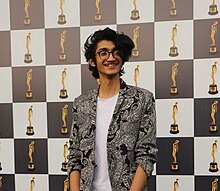 Sanjith Hegde at the Gaana Mirchi Music Awards South, 2018 Sanjith Hegde at Mirchi Music Awards.jpg