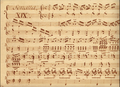 partitura manuscrita