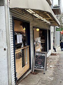 Photograph of a coffee shop