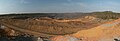 Open pit mine for iron ore, Severnaya near Krivoy Rog.